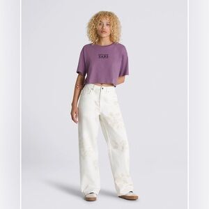 NEW Vans Sirelle Printed Marshmallow Puddle Pants
